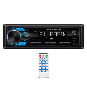 Car MP3 Player Detachable Panel 1din USB FM Radio Tuner with LED Segment Displays AUX Input USB Bluetooth Phone/Remote control