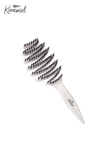 KRRAMEL | Anti-static & Volumizing Pig Bristle Hair Comb