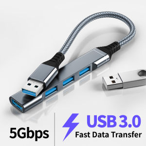 USB A HUB 3.0 4 Port Multi Splitter Adapter OTG For Xiaomi Lenovo Macbook Pro Air Pro PC Computer Accessories