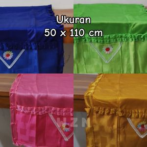 Taplak Alas Kulkas Motif Polos Warna Marun