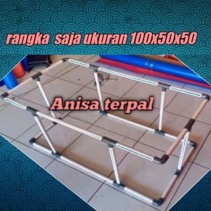 kolam rangka saja ukuran 100x50x50 uk 1/2inc