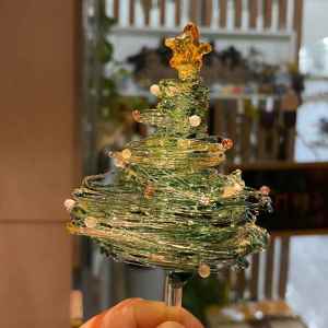 ZHENTAIYUAN | Christmas Gift Glass Drawn Decorative Ornament