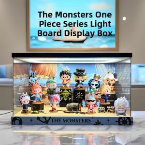 Bubble Monster Labubu Pirate King Series Collectible Figure Blind Box Display Case Anime Cartoon Toy Model Showcase Box