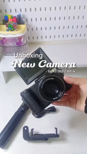 KP-4 5K WiFi Digital Camera 75MP Smart Pop-Up Flash 18X Zoom Autofocus 180° Flip-Out Screen for Selfies Vlog