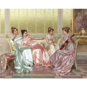 500 1000 1200 2000pcs Jigsaw Puzzle Retro Girl Party Social Gathering Vintage Scene For Adults Home Decor Family Game Gift