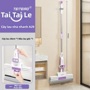 TEITEIRO | Chổi Lau Nhà Thấm Nước Siêu Tốc