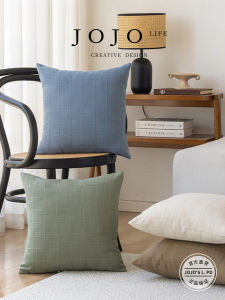 Simple Modern Living Room Sofa Pillow Cover Backrest Cover PD Fill Edge Home Decorative Cushion Case Polyester Print