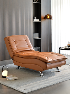 Nordic Style Folding Lounger Sofa Bed Single Person Living Room Balcony Leisure Creative Multi-Functional Chair