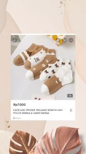 KAOS KAKI PENDEK SEMATA KAKI POLOS & GARIS