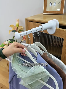 Travel Drying Rack Portable Indoor Folding Hanger Rack No Punching and Retractable Drying Tool