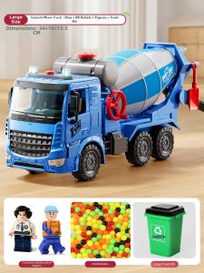 MABAOMABAO | Large Construction Truck Toy 3-4 Years Old Boys Concrete Mixer