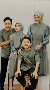 Jual Gamis Gaia Sarimbit Rayya Bahan Laviska Aircooltex mix Sky Silk Premium