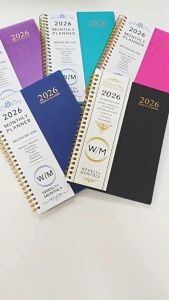 【SHGMYD】 สมุดวางแผน2026 มีแท็กดัชนีขนาด A5 365วันไดอารี่แผนงานสำนักงานสมุดบันทึกตารางเวลาอุปกรณ์สมุดตารางเวลา