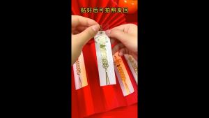 10pcs Stiker Emas Stiker China Tradisional Fengshui Feng Shui Stiker Timbul Logam Hp Stiker Emblem