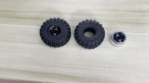 Bộ Lốp Bánh Xe Hợp Kim Beadlock RED SPIDER 4 Chiếc 55mm 1.0 Inch Dành Cho Xe RC Crawler 1/18 TRX4M SCX24 Nâng Cấp Phụ Kiện Kim Loại