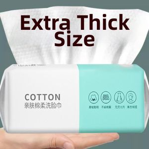 Disposable Thick Facial Towel Cotton Soft For Baby Home Use Cleansing and Makeup Removal