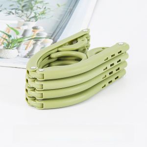 Thickened Portable Folding Clothes Hanger Travel Outdoor Dormitory Home Use for Socks Underwear Storage Organization Hanger
