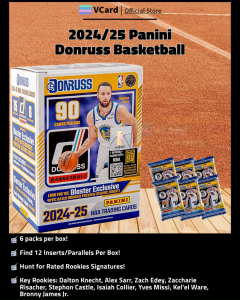 2024/25 Panini Donruss Basketball Box. -100% Original. Trading Card Hobby Collectibles- 篮球卡盒 帕尼尼