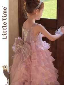 Fashionable Vacation Style Princess Dress For Girls