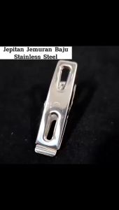 Klip Jepitan Serbaguna Bahan Stainless Steel Penjepit Jemuran Baju Kaos Kaki Pakaian Dalam Laundry Clip Pin Jepit Untuk Snack Makanan Foto Gambar Dekorasi Dinding - GP Mall