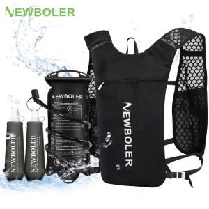 NEWBOLER Breathable Hydration Vest Trail Running Backpacks Lightweight Cycling Run Jogging Marathon Backpack Riding Climbing Bag