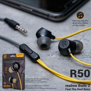 BELI 1 GRATIS 1 HANDSFREE REALME BUDS R50 EXTRA BASS DAN STEREO PREMIUM BISA UNTUK TELPONAN BARANG IMPORT / COCOK UNTUK SEMUA TIPE ANDROID ( REALME SAMSUNG OPPO VIVO IPHONE INFINIX XIAOMI ) HEADSET EARPHONE STEREO