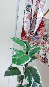 22538  Set 3 ชิ้น ลายกราฟฟิก เสื้อครอป + กระโปรงติดกระดุม +สายผูกโบว์