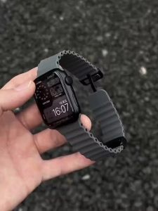 Ocean Strap for Apple Watch 10 9 8 7 Ultra Band 46mm 45mm 49mm 44mm 41/42mm Silicone Magnetic Sport Bracelet iWatch Series se 6