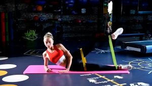 ยางยืดโยคะ ยางยืดสะโพก ยางแรงต้าน resistance band elastic band exercise band 5 สี/เซ็ต