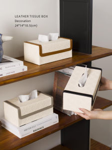 Hộp Đựng Khăn Giấy Da Sang Trọng Hiện Đại Miyu Hộp Đựng Khăn Giấy Rút Hộp Đựng Khăn Giấy Trang Trí Phòng Khách Hộp Đựng Khăn Giấy Mẫu Nhà