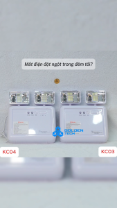 (Rạng Đông) Đèn Led chiếu sáng khẩn cấp Tự động sáng khi có sự cố KC04 6W KC03 8W Ánh sáng Trắng 6500K