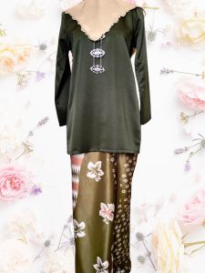 Mini Kurung Olive Green (S-XXL)