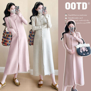 Maternity Knit Dress Sweetness & Elegance 2-piece Set
