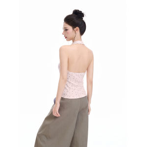 Áo Dây Nơ Hở Lưng Không Tay