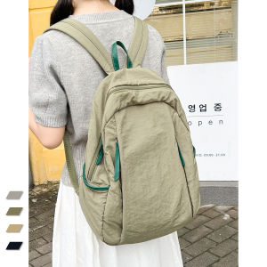 Lightweight Fashion All-Match Backpack Female Korean Style Japanese Style College Students Backpack Middle School Student Good-looking Idle Style Schoolbag