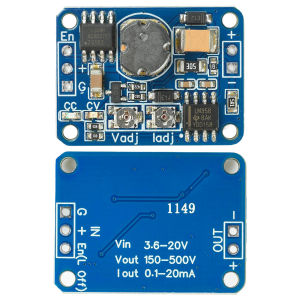 diymore | High Voltage Boost Module DC-DC Step Up Converter 3.6-20V to 150-500V Adjustable Constant Current 0.1-20mA for DIY High Voltage