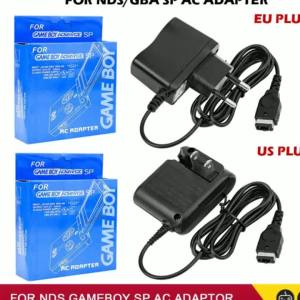 Sạc Tường Nintendo DS NDS GBA SP Gameboy Advance SP Đầu Cắm EU/US Bộ Chuyển Đổi Nguồn AC Dùng Được Ở Nhà Và Khi Đi Du Lịch Tương Thích Với Ispoofer