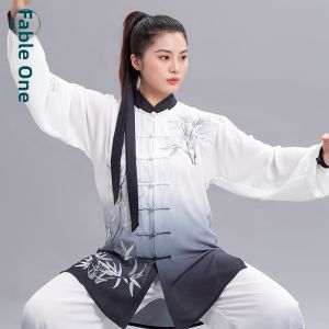 Embroidered Gradient Color Tai Chi Uniform