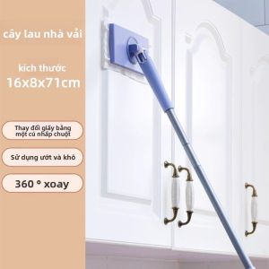 MONLEYTA | Chổi lau kính dùng một lần tự động Mini không cần rửa tay Chổi lau vải siêu mịn Chổi lau sàn bằng thép không gỉ