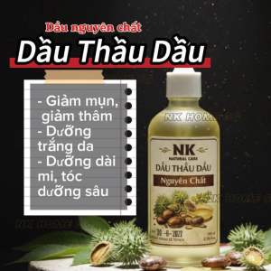 Dầu Thầu Dầu Nguyên Chất NK Giảm Mụn Giảm Thâm Dưỡng Trắng Da Tóc Mi 15ml 30ml 50ml 100ml