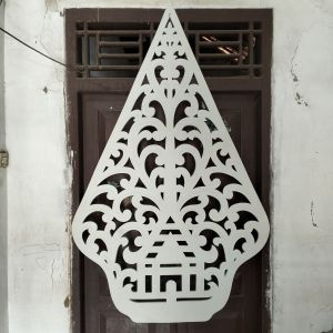 Gunungan Wayang Kelir Ukuran Jumbo 175cm X 110cm Bahan Spon Karet Untuk Dekorasi Pernikahan Ruangan dll