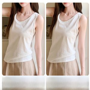 MiiOW | Ladies Summer Thin Snowflake Cotton Vest Sleeveless Top Womens Inner Wear Lazy Style Fashionable Outerwear Small Strap
