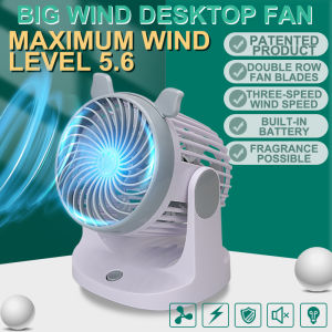 Kipas Berteknologi Pendinginan Cepat Kipas Sirkulasi Udara Konveksi Portebel Mini Hand Fan