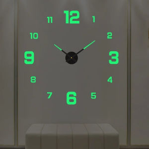 New Modern Design Large Wall Clock 3D DIY Quartz Clocks Fashion Watches Acrylic Mirror Stickers Living Room Home Decor Horloge