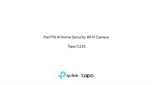 TP-Link Tapo C225 Pan/Tilt AI Home Security Wi-Fi Camera