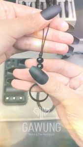 Gantungan Hp Crystal Titanium Finger Ring Strap Earphone HSCTII