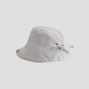 BILLI ZILLY | Summer Sweet Navy Check Bucket Hat