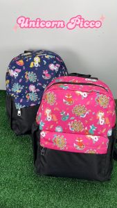 Peonia PNA UNICORN PICCO Ransel  Tas Wanita Laptop Punggung  Kantor Kerja Sekolah Kuliah Outdoor Trendy Fashion Style Travel Casual Backpack Anak Remaja Perempuan Selempang Cewek Bag