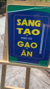 Tranh gỗ Tráng Gương - Tranh Động lực Văn Phòng - Slogan Trang trí Tường Đừng Bao Giờ Em Tưởng