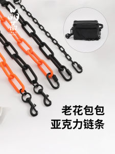 Acrylic Orange Chain Crossbody Bag Accessories for Keepall25 Brand Jingxian Listing Time Spring 2020 Style Fashion